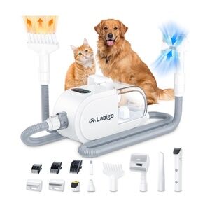 Dog Hair Vacuum & Dryer & Clipper 3 in 1